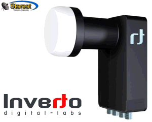 Lnb Inverto Black Ultra Edition - Quad 0,2db - lte originale