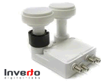 Lnb Inverto Monoblock quad Lte 23/40mm - 4 uscite 0.2db - Clicca l'immagine per chiudere