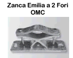 Zanca Emilia 2 Fori- cm30- piastra pesante 250/70/6 OMC 0058